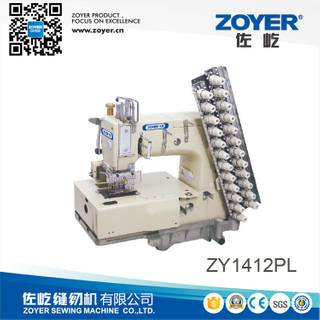ZY 1412PL ZOYER ZOYER Máquina de costura de doble cadena plana de 12 agujas (para unir cintas de línea)