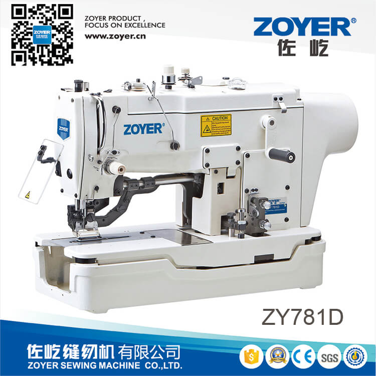 ZY781 ZOYER Lockstitch de alta velocidad Botón recto Máquina de coser de acolchado