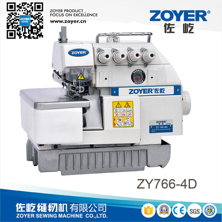 Zy766-4 Zoyer 4-Hilo Super Overlock Máquina de coser