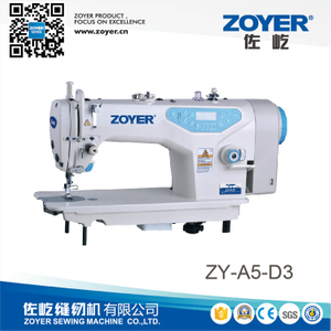 ZY-A5-D3 Zoyer Hablando directo Auto Trimmer Lockstitch de alta velocidad Máquina de coser industrial