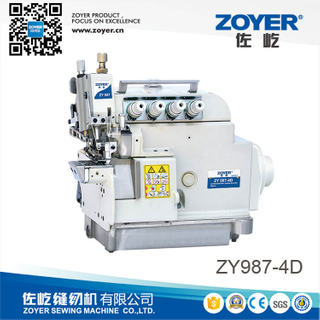 ZY987-4D ZOYER EX Serie Cama de cilindro de 4 hilo Overlock Máquina de coser