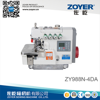 ZY988N-4DA(2) Máquina de coser overlock computarizada de alta velocidad mecatrónica completamente automática