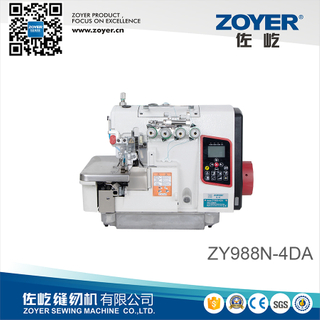 ZY988N-4DA(1) Máquina de coser overlock computarizada de alta velocidad mecatrónica totalmente automática